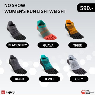 INJINJI Woman Run Lightweight No-Show CoolMax พร้อมส่ง