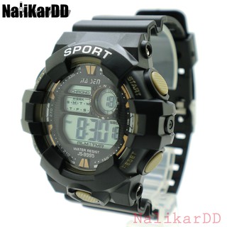 Sport Watch (Outdoor) นาฬิกาข้อมือผู้ชาย-ผู้หญิงและเด็ก ตัวเรือนทรงกลม สายยาง ระบบ Digital LED