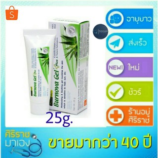 exp:26/02/26 Burnova gel plus 25g เจลว่างหางจระเข้ สีเขียว