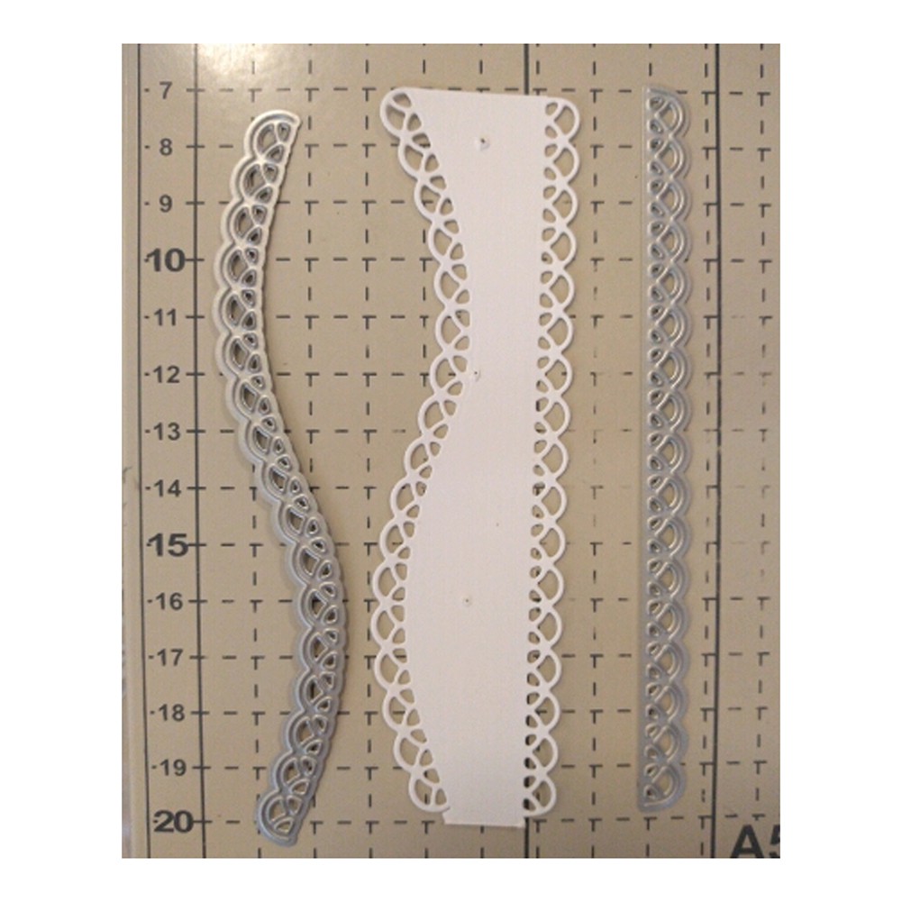 DM_Lace Edge Metal Cutting Dies DIY Scrapbook Paper Cards Craft Punch ...