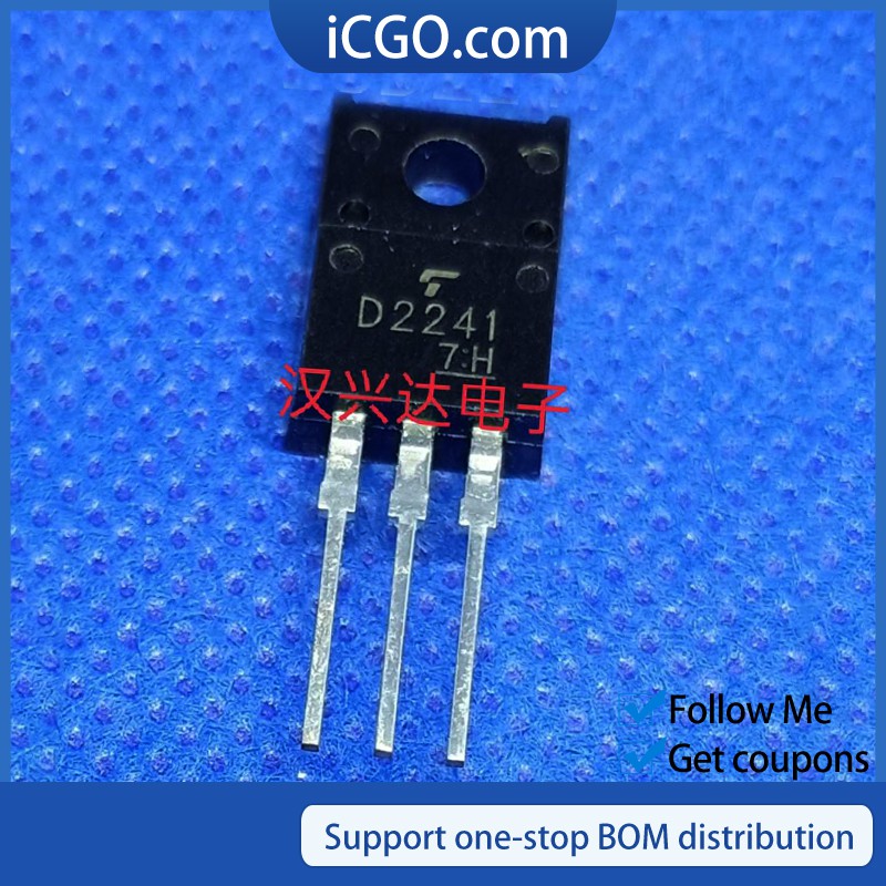 5 ชิ้น 2SD2241 D2241 4A 100V ทรานซิสเตอร์ไฟฟ้า TO-220F