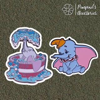 ʕ •ᴥ•ʔ ✿ พร้อมส่ง : เข็มกลัดเซ็ทช้างน้อยดัมโบ้ ดิสนีย์ | Little Elephant Dumbo - Disney Enamel Brooch Pin Set.