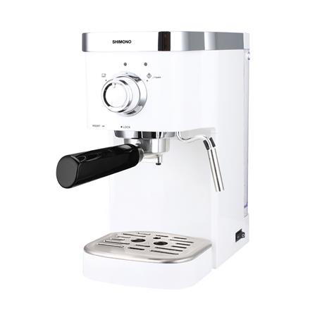 เครื่องชงกาแฟที่บ้าน เครื่องชงกาแฟแรงดัน SHIMONO CM-5400A-GS สีขาว 789 Shoponline
