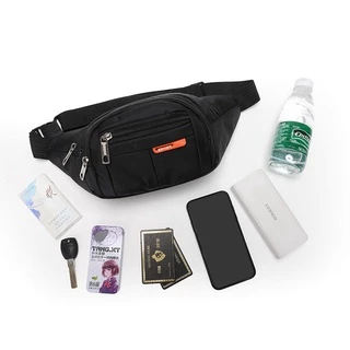 กระเป๋าสไตล์สปอร์ต รุ่น N9218 คาดอก คาดเอว สะพายข้าง ไนล่อนกันน้ำ Sport Bag(6 สี ดำ,กรมท่า,น้ำเงิน,ม่วง,ชมพู,เขียวนีออน)
