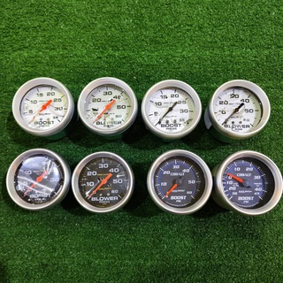 เกจ เกวัด เกจวัด gauge auto meter Boost blower หน้าบรอน หน้าดำ เข็มแดง เข็มดำ สวยๆ