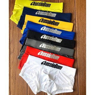 🎉Hot!!!กาวเกงในชาย Aussiebum ทรงTrunk ผ้าไนลอน