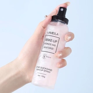 Lameila 3018 ลาเมล่าสเปรย์น้ำแร่หน้าเงา หน้าฉ่ำวาว สเปรย์น้ำแร่ล็อคเครื่องสำอาง ประกายชิมเมอร์ Moisturizing Makeup Spray