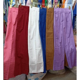 Simonne Linen high waist pantsกางเกงขากระบอกรุ่นใหม่ปังมาก ผ้าลินินหรูหรา บอกเลยว่าทรงสวยต้องเก็บอีกแล้วแม่ มาน้อยรีบน๊า