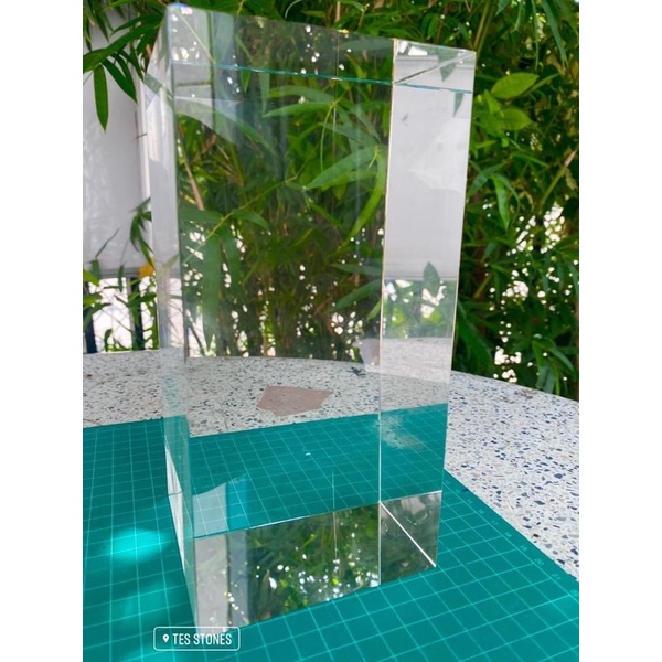 Lab. White Quartz ขนาด 10x10x20 cm LAB.ควอซ์สีขาว ขนาดใหญ่ พร้อมส่ง