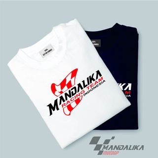 เสื้อยืดคอกลมเสื้อยืด คอกลม พิมพ์ลาย Mandalika racing team Lombok gpseries motogpS-5XL