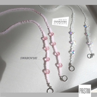 💎สายคล้องแมสSwarovski และแว่น คริสตัล💎