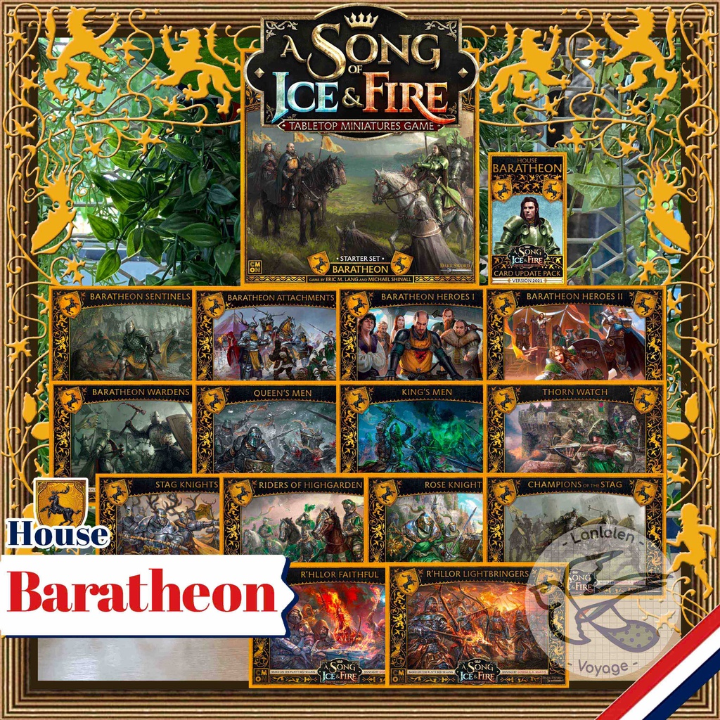 A Song of Ice & Fire: Tabletop Miniatures Game - Baratheon Starter Set - Core Box main image 1