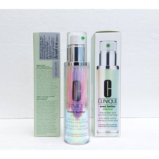 ปลอมคืนเงิน Clinique Even Better Clinical radical Dark Spot Corrector 50ml. เซรั่มช่วยลดเลือนจุดด่างดำ รอยสิวดูจาง