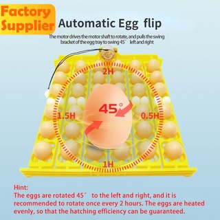 เครื่องฟักไข่อัตโนมัติ ความจุ 36 ฟอง 156 ถาดไข่นก พร้อมมอเตอร์