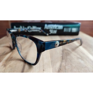 NINE WEST NW5080 322 size 50-17-135 mm Blue Tortise Polish Eyeglasses Frame กรอบแว่นของแท้มือสอง