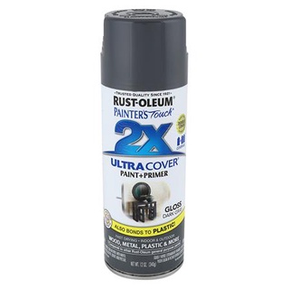 [พร้อมส่ง] HomeDoDee สีสเปรย์ RUST-OLEUM 2X #9115 DARK GRAY สีสเปรย์ สีกระป๋อง สีพ่น