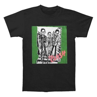 เสื้อยืดผ้าฝ้าย เสื้อยืด พิมพ์ลายอัลบั้ม The Clash 1St สีดํา สําหรับผู้ชาย