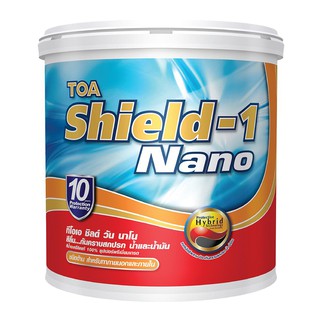 สีน้ำทาภายนอก TOA SHIELD-1 NANO BASE A ด้าน 1/4 แกลลอน