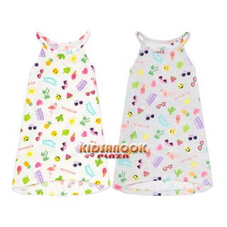 [แท้]PL307 เสื้อยาว The Childrens Place รุ่น Matchables Sleeveless Printed Hi-Low Halter Tank Top (4-16 ปี)