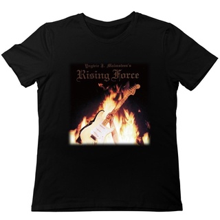 ราคาต่ำสุด!!เสื้อยืด พิมพ์ลายกองกําลังฮิปสเตอร์ Vogue Yngwie Malmsn Rising Force สําหรับผู้ชายS-3XL