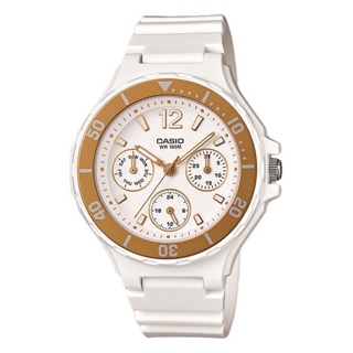 Casio นาฬิกาข้อมือ รุ่น LRW-250H-9A1V - white/Gold