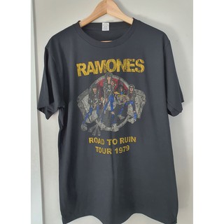 เสื้อยืด Ramones T-shirtสามารถปรับแต่งได้