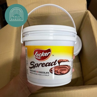 LECKER SPREAD HAZELNUT CHOCOLATE แยมช็อกโกแลต 1 กิโลกรัม