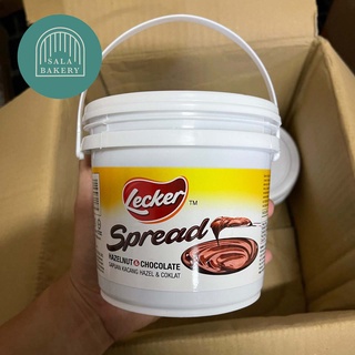 LECKER SPREAD HAZELNUT CHOCOLATE แยมช็อกโกแลต 1 กิโลกรัม