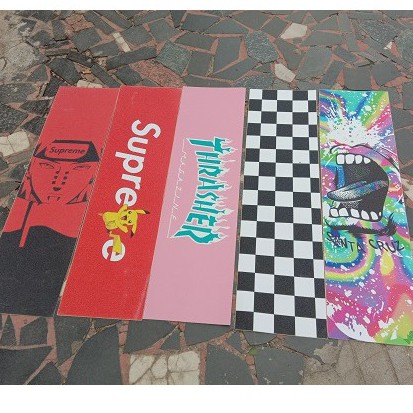 Griptape 33*9 นิ้วสเก็ตบอร์ด Griptape os780 กันน้ํา air Hole กระดาษทรายสเก็ตบอร์ดอะไหล่ grizzly mob shakejunt 4 ล้อ maples สเก็ตบอร์ด diy