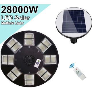 โคมไฟถนน UFO MP 16ช่อง LED 23000W  - 28000W Square Light โคมไฟโซลาร์เซลล์ พลังงานแสงอาทิตย์ Solar Street Light