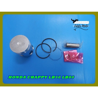 HONDA CHAPPY LB50 LB80 PISTON with PISTON RING SET size 0.50  // ชุดลูกสูบ พร้อม แหวนลูกสูบ (ขนาด 0.50)