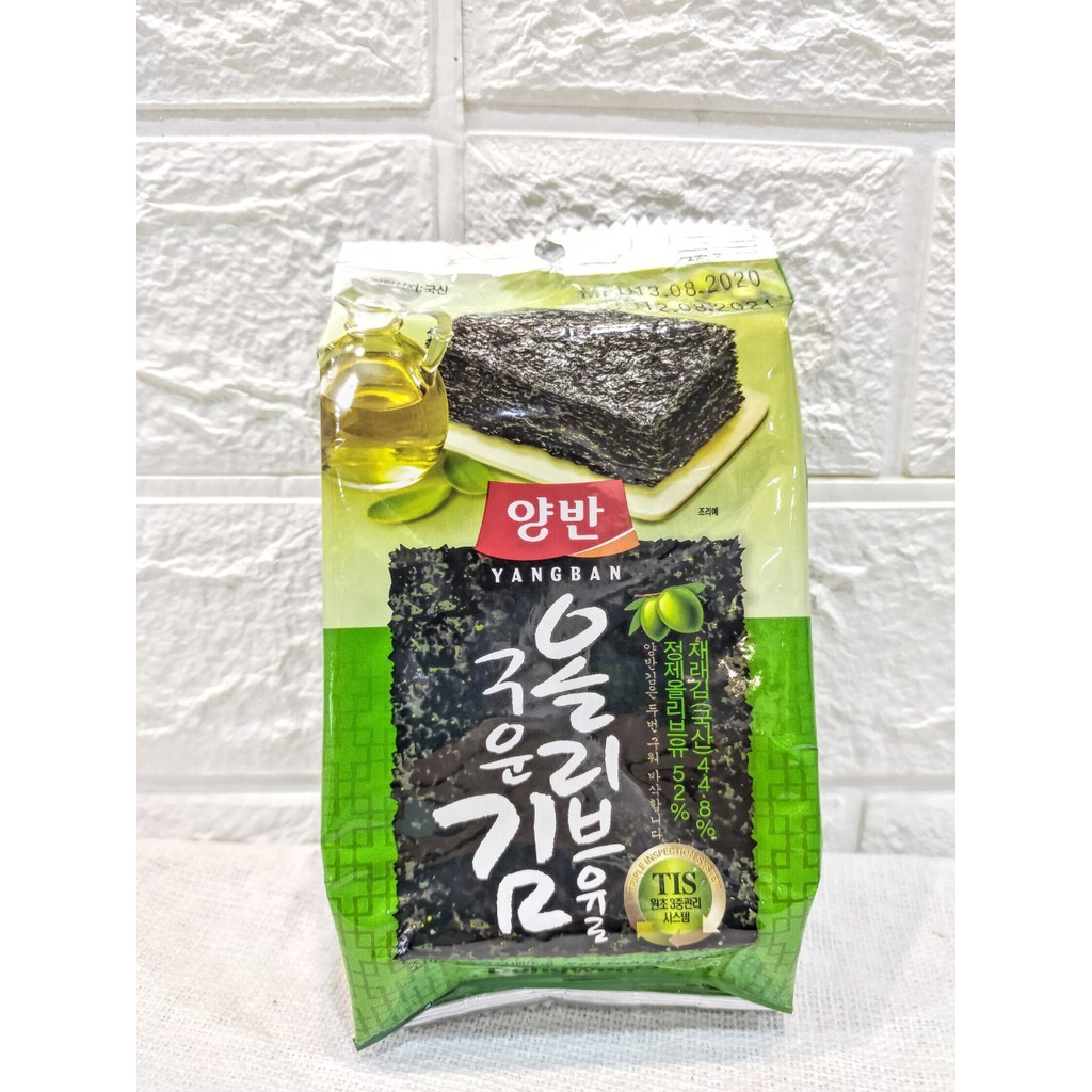 YANGBAN สาหร่ายอบกรอบเกาหลี คีโต