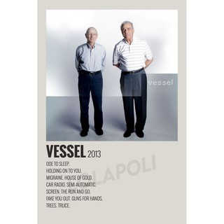 โปสเตอร์อัลบั้ม Twenty One Pilots Vessel