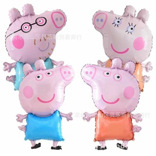 ลูกโป่งเปปป้าพิ๊ก  Peppa Pig Foil Balloon ครอบครัวหมู