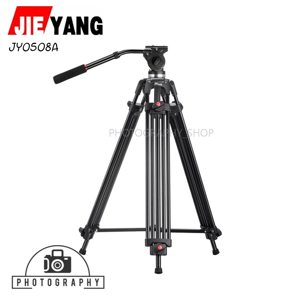 ขาตั้งวีดีโอ JIEYANG JY0508A ​​ Max Load 5KG Camera Tripod For Video Stand DSLR