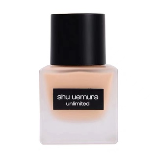 ส่วนลดของแท้💯SHU UEMURA Unlimited Fluid Foundation 10ml SPF24 PA+++