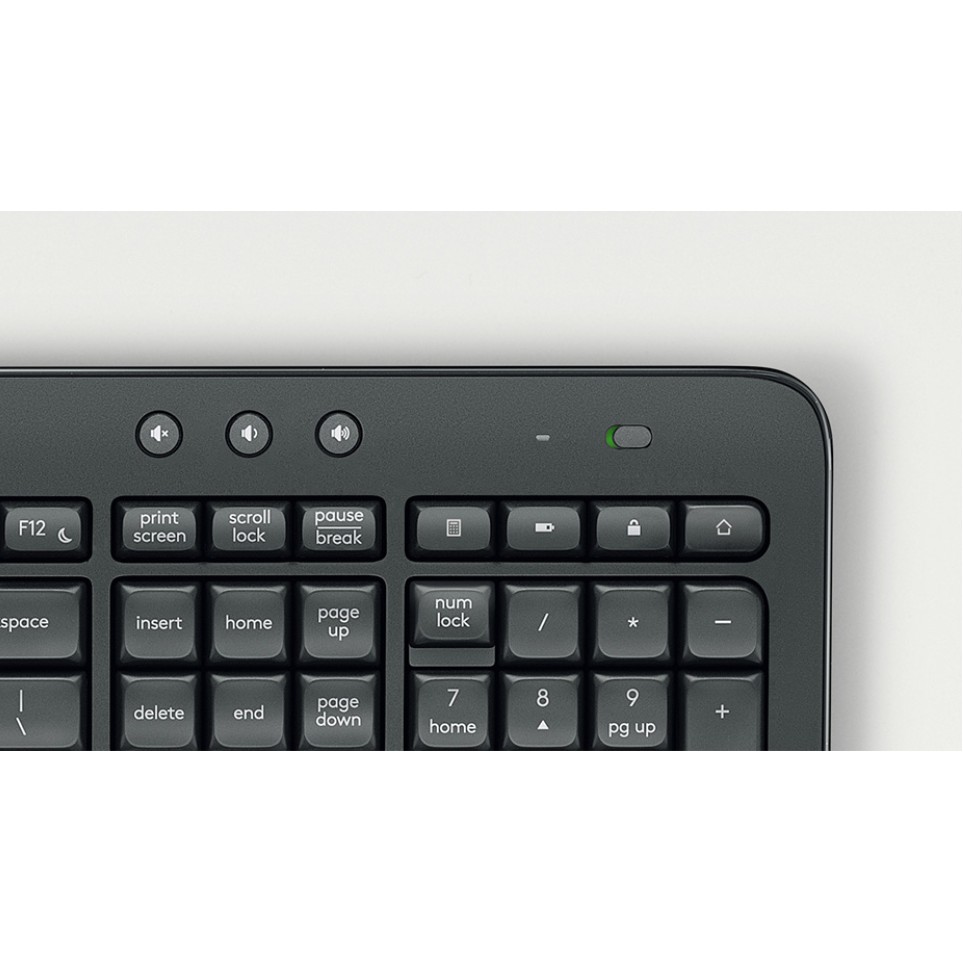 Logitech คีย์บอร์ดและเมาส์ไร้สาย MK545 ADVANCED WIRELESS KEYBOARD คีย์บอร์ดไร้สาย Hklk