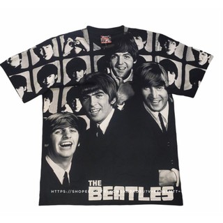 เสื้อยืด THE BEATLES overprint