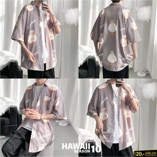 [ลดล้างสต๊อก] เสื้อฮาวาย เสื้อไปทะเล เสื้อฮาวายผู้ชาย เสื้อวินเทจ ผ้าใส่สบาย ไม่ร้อน เสื้อสงกรานต์ เสื้อเชิ้ตแขนสั้น