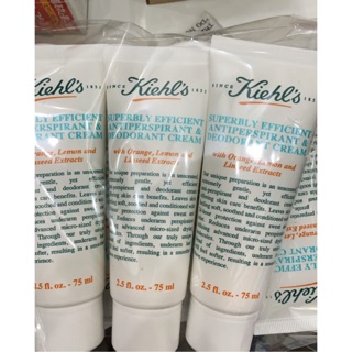 Kiehls Superbly Efficient Anti-Perspirant &amp; Deodorant Cream 75ml.ผลิตภัณฑ์ระงับกลิ่นกายสูตรอ่อนโยน