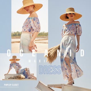 PINPLOY CLOSET: OCEAN - Oceanid Maxi Dress