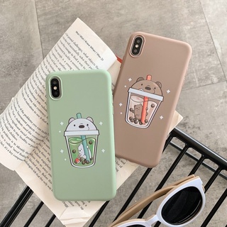 เคสแบบนิ่ม ลายชานม สำหรับ REDMI Redmi10 / REALME Realme C20 / Realme C11 2021 / Realme Narzo50i โทรศัพท์ TPU 0