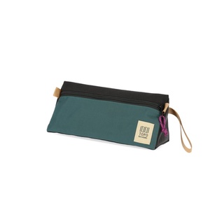 Topo designs กระเป๋าถือ รุ่น DOPP KIT BOTANIC GREEN/BLACK