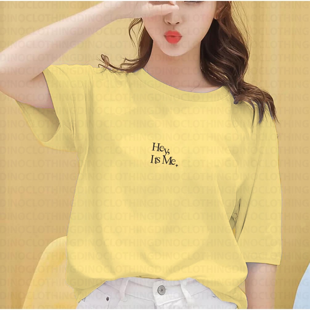 เสื้อผ้า DINO - HEY ITS ME เสื้อยืด / เสื้อผ้าผู้หญิงผู้ชาย / OVERSIZE TSHIRT