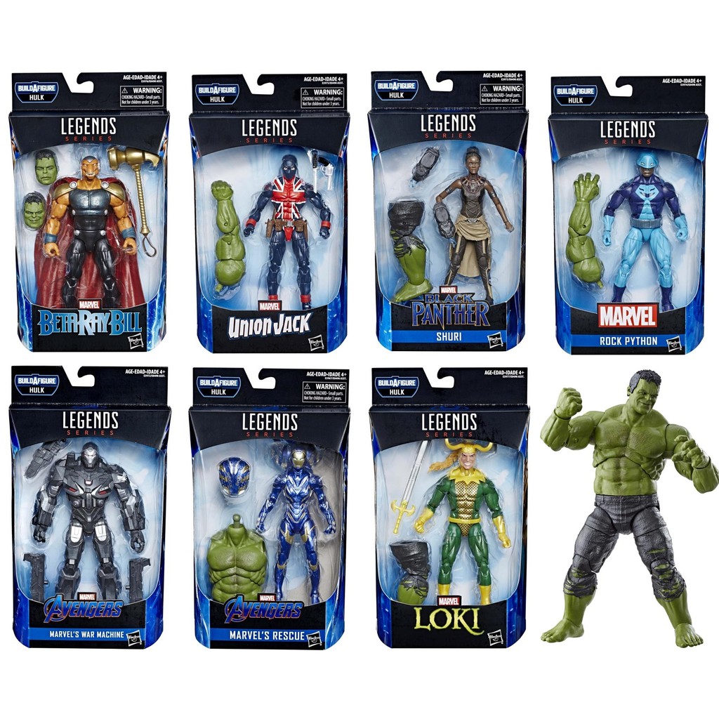 Avengers: Endgame Marvel Legends Wave Set Of Figures (Hulk BAF) Shopee ...