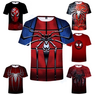 เสื้อยืด พิมพ์ลาย Spider-Man: Homecoming 3 มิติ สําหรับเด็กผู้ชาย และเด็กผู้หญิง