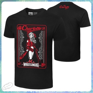 ขายดี ใหม่ เสื้อยืดลําลอง สําหรับผู้ชาย แขนสั้น พิมพ์ลาย Wwe Charlotte Flair Ms Wrestleia TYUI18861