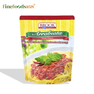 บรูค อาราเบียต้า พาสต้า ซอส (ซอสพาสต้ารสเผ็ด) 160 กรัม Brook Arrabiata Pasta Sauce 160 g.