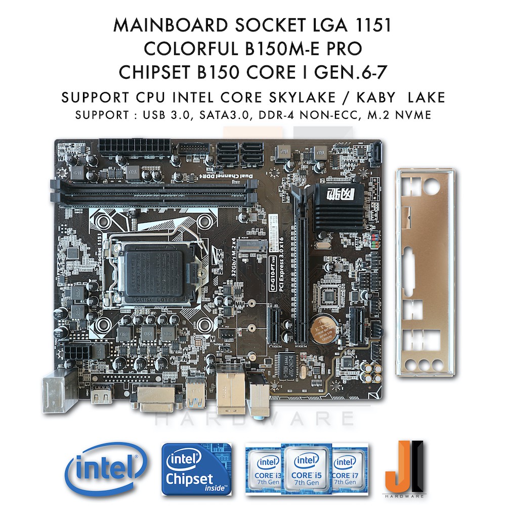 Mainboard Colorful B150M-E Pro LGA1151 (มือสอง)
