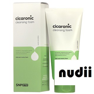 SNP PREP Cicaronic Cleansing foam เอสเอ็นพี เพรพ ซิก้าโรนิค คลีนซิ่ง โฟม 180 ml